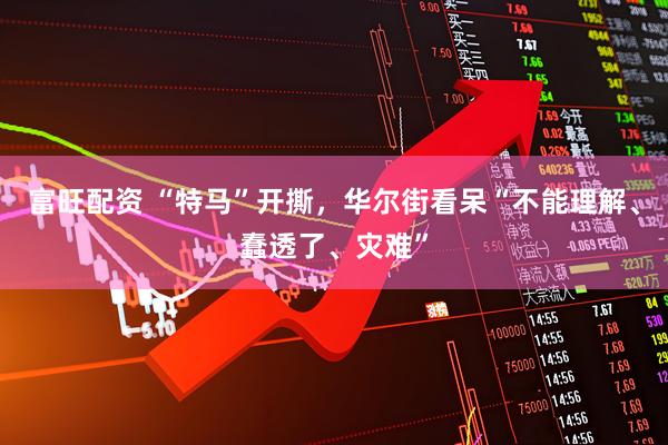 富旺配资 “特马”开撕，华尔街看呆“不能理解、蠢透了、灾难”