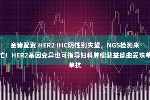 金猪配资 HER2 IHC阴性别失望，NGS检测来帮忙！HER2基因变异也可指导妇科肿瘤获益德曲妥珠单抗