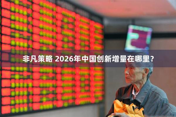 非凡策略 2026年中国创新增量在哪里？